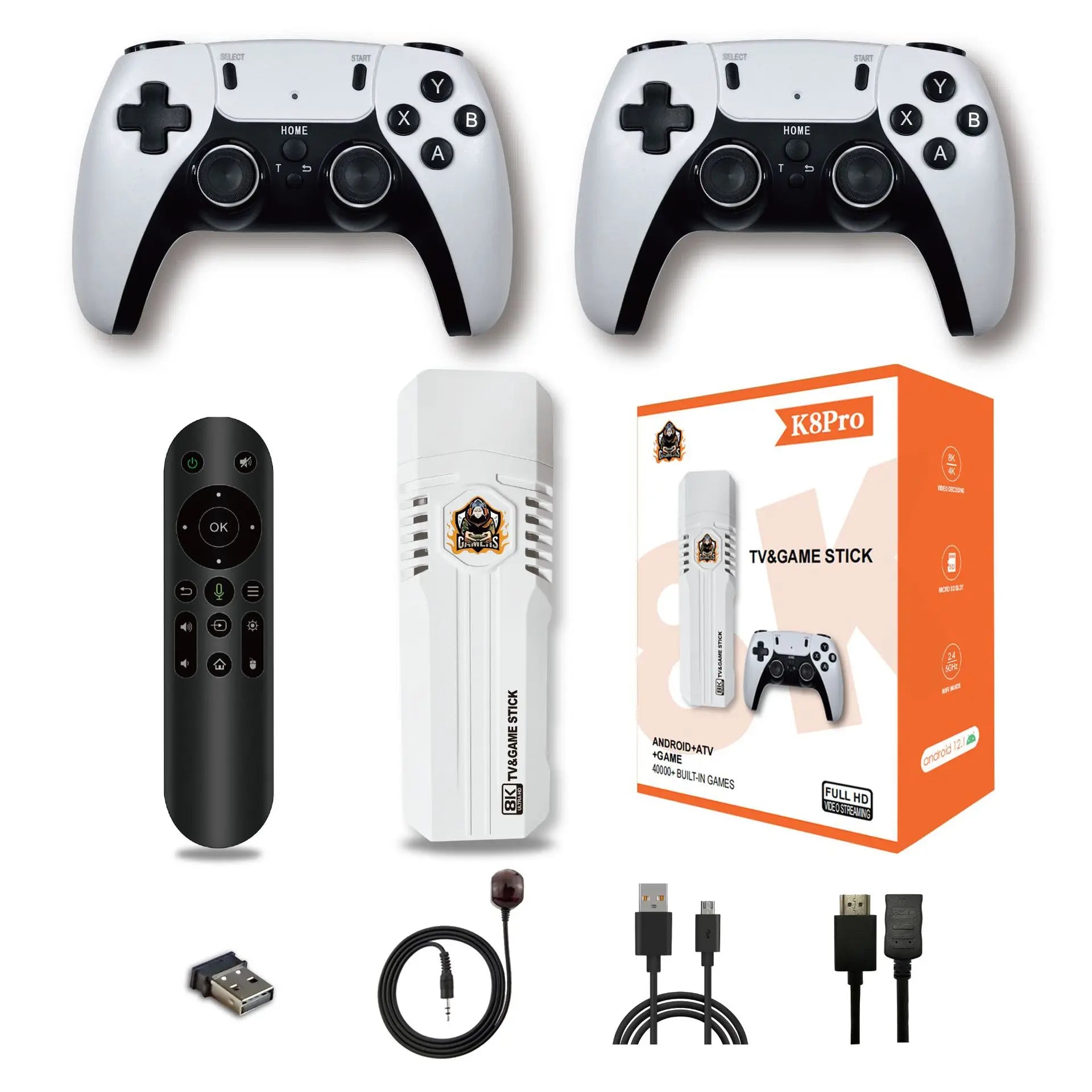 K8 Pro Retro Game Stick